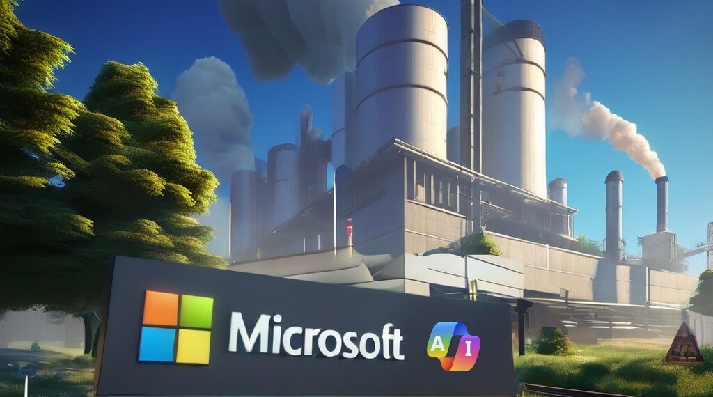 Microsoft's Climate Goals Are Threatened by Carbon Emissions from Its Own AI Growth